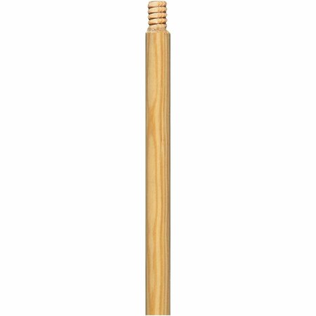 ARTICULOS PARA EL HOGAR 60 in. Threaded Wood Tip Wood Push Broom Handle, Natural AR3750859